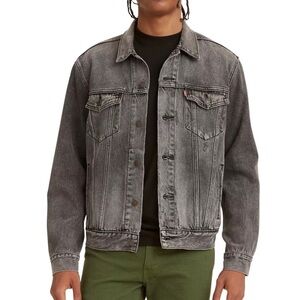 Levi’s Original Men’s Grey Trucker Jean Jacket Size Small NWT